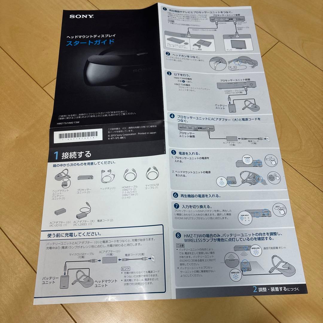 Sony ヘッドマウントディスプレイ　HMZ -T3