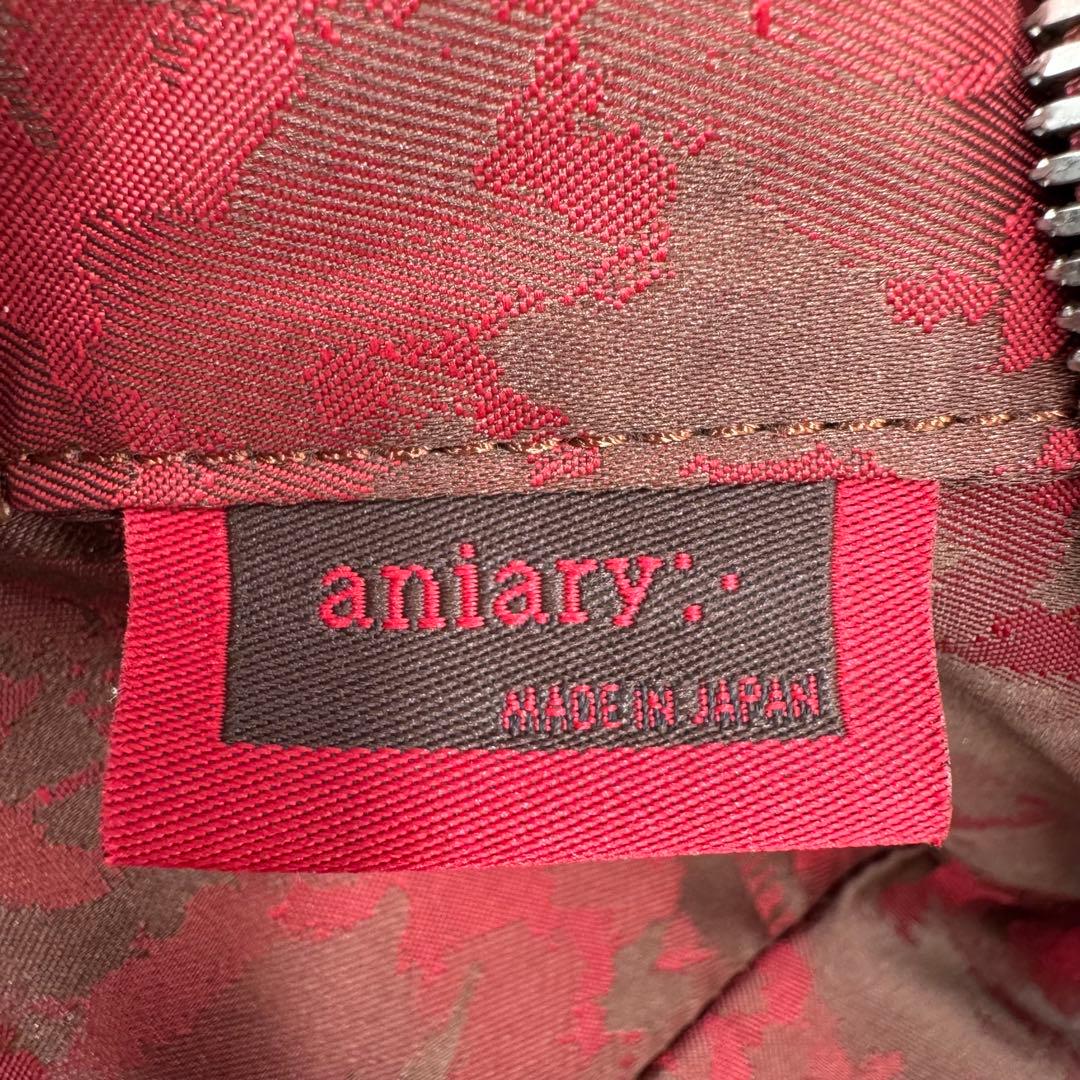 美品 アニアリ レザー ボストンバッグ アンティーク仕上げ W48 旅行 ゴルフ