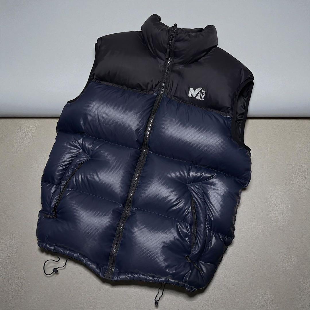 90s〜00s MILLET ダウンベスト L パンパン 良品