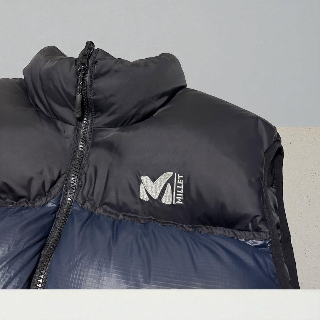 90s〜00s MILLET ダウンベスト L パンパン 良品
