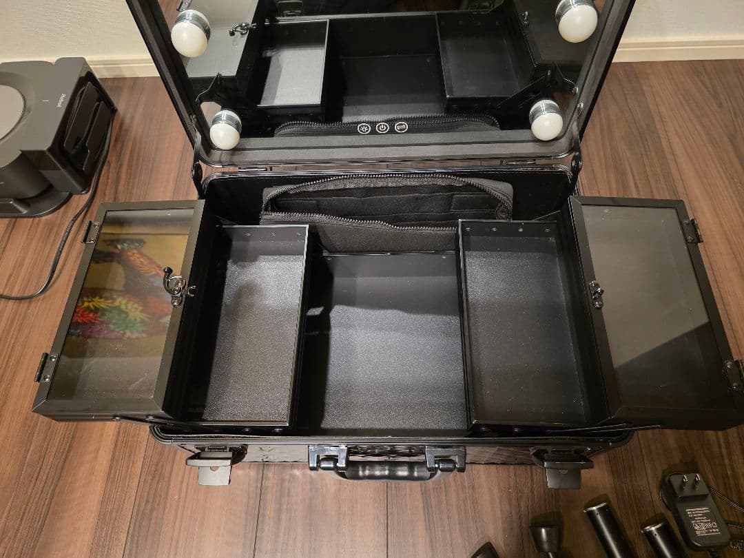 Francfranc ヴァリーズハリウッドボックス(大) LEDライト付き