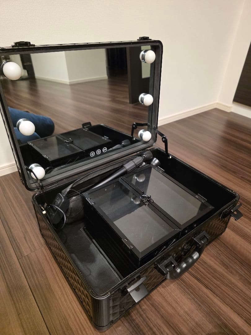 Francfranc ヴァリーズハリウッドボックス(大) LEDライト付き