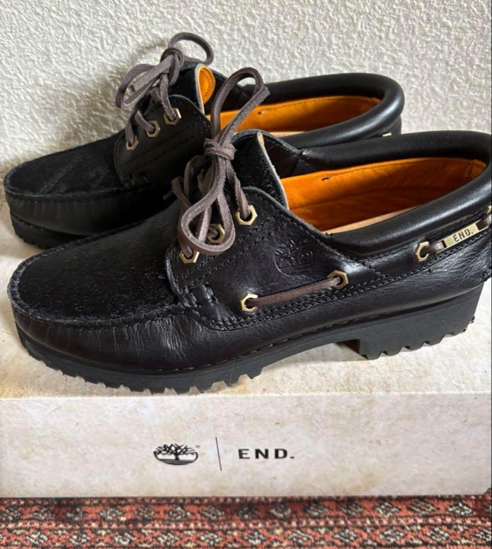 【美品】ティンバーランド×END. 3eyeデッキシューズ25.5cm