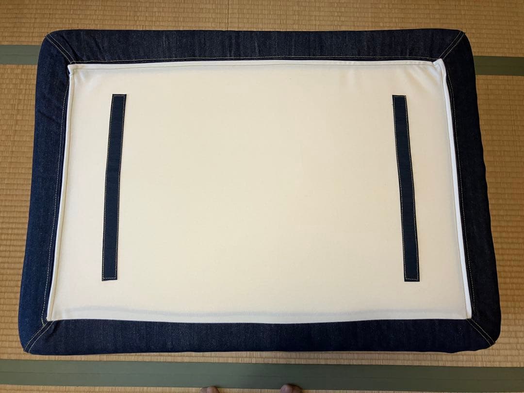 無印良品　オットマン　デニムカバー付き