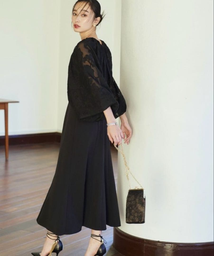 新品　ルイルエブティック　シアージャカードボレロ＆ナローマーメイドドレス 3L