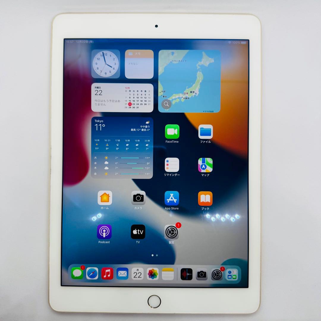 【新品バッテリー】iPadAir2本体 ゴールド 64GB WiFiモデル
