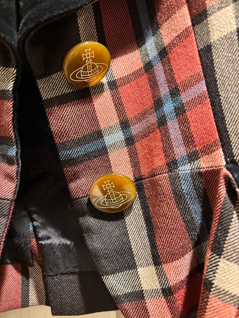 シ*」様 ヴィヴィアンウエストウッド ラブジャケット アウター チェック ピンク