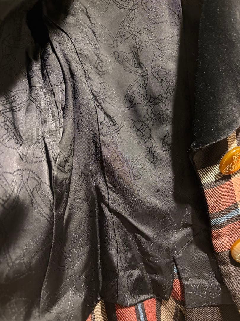 シ*」様 ヴィヴィアンウエストウッド ラブジャケット アウター チェック ピンク