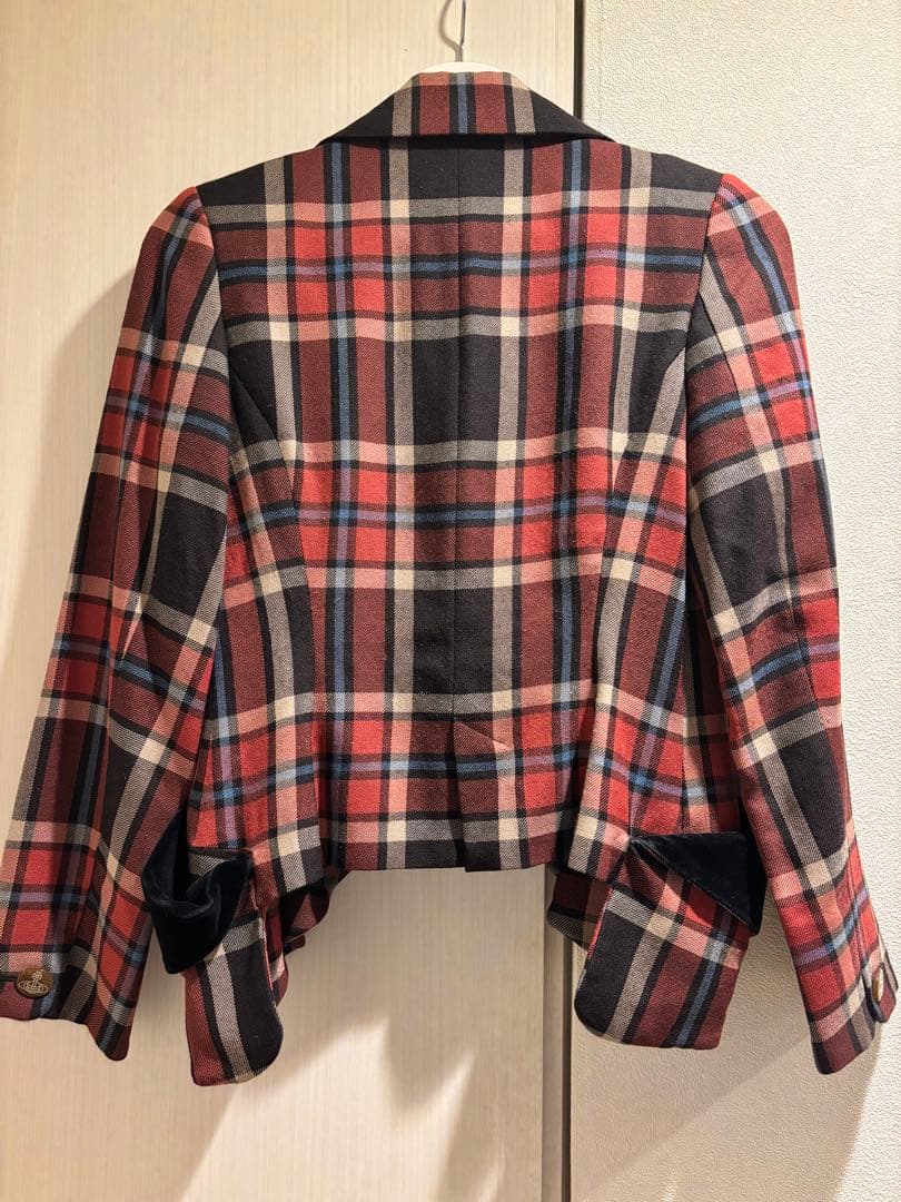 シ*」様 ヴィヴィアンウエストウッド ラブジャケット アウター チェック ピンク