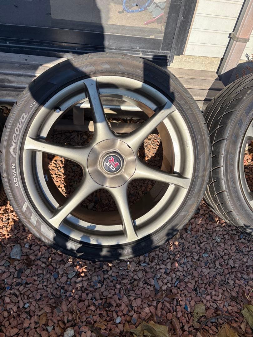 R34 GT-R純正ホイール　18インチ4本9j+30 タイヤホイール　美品