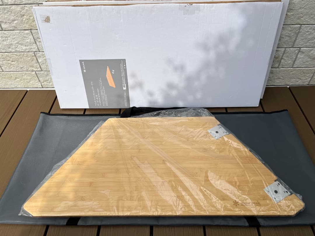 ⭐️【未使用】スノーピーク マルチファンクションテーブル オープンLとR竹セット