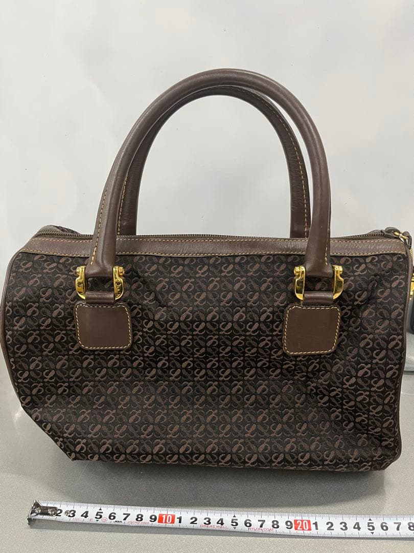 ロエベ★LOEWE★リピートアナグラム★ボストン型★ハンドバッグ