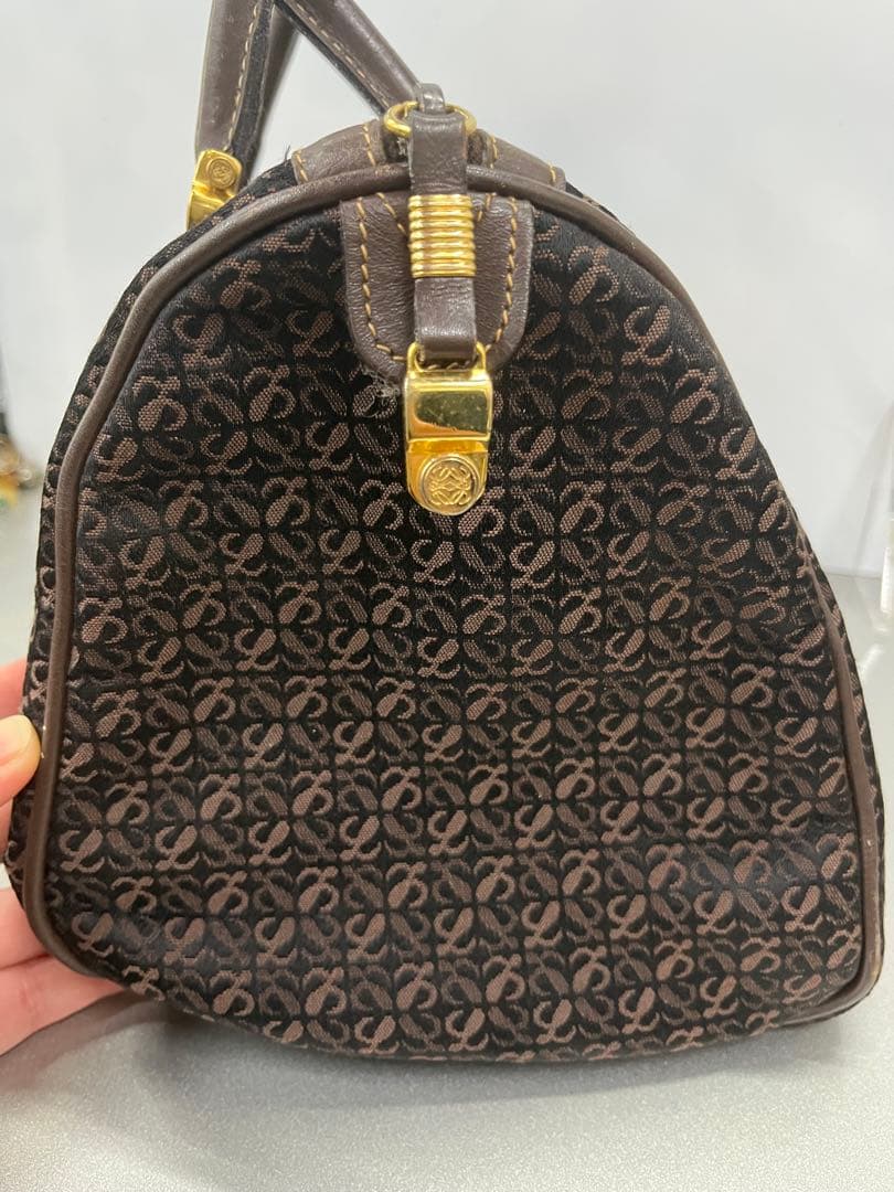 ロエベ★LOEWE★リピートアナグラム★ボストン型★ハンドバッグ