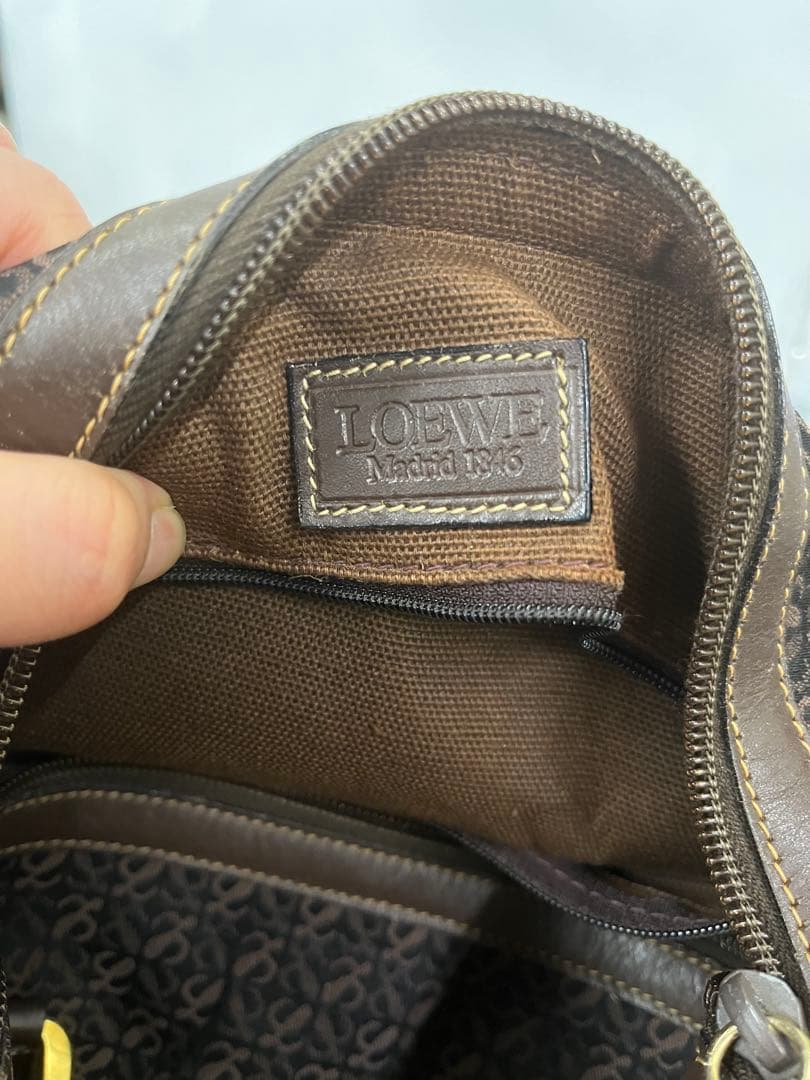 ロエベ★LOEWE★リピートアナグラム★ボストン型★ハンドバッグ