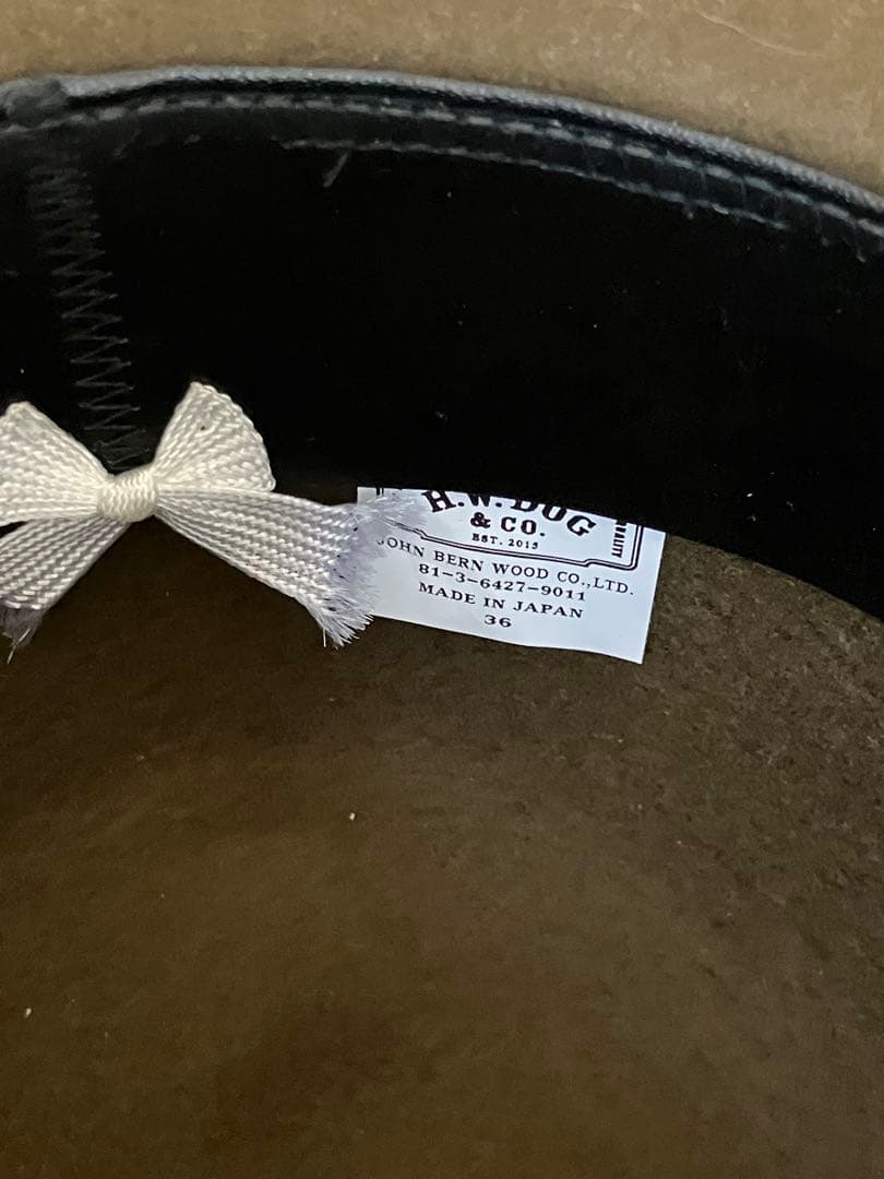 THE H.W.DOG&CO. FRONT-H ハット サイズ36