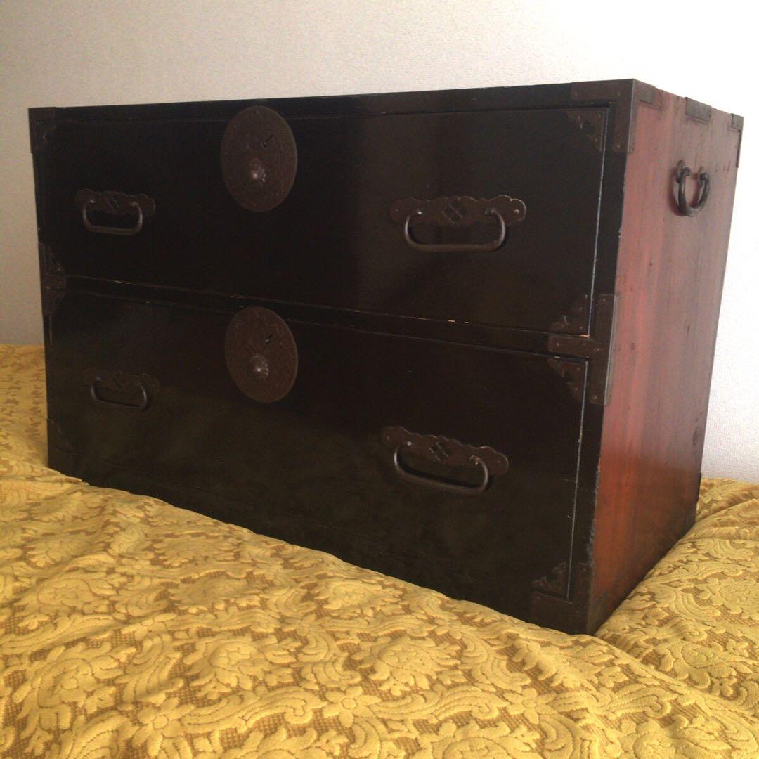 庄内箪笥 桜丸金具 時代箪笥 時代家具 古タンス 古家具 レトロ 和アンティーク