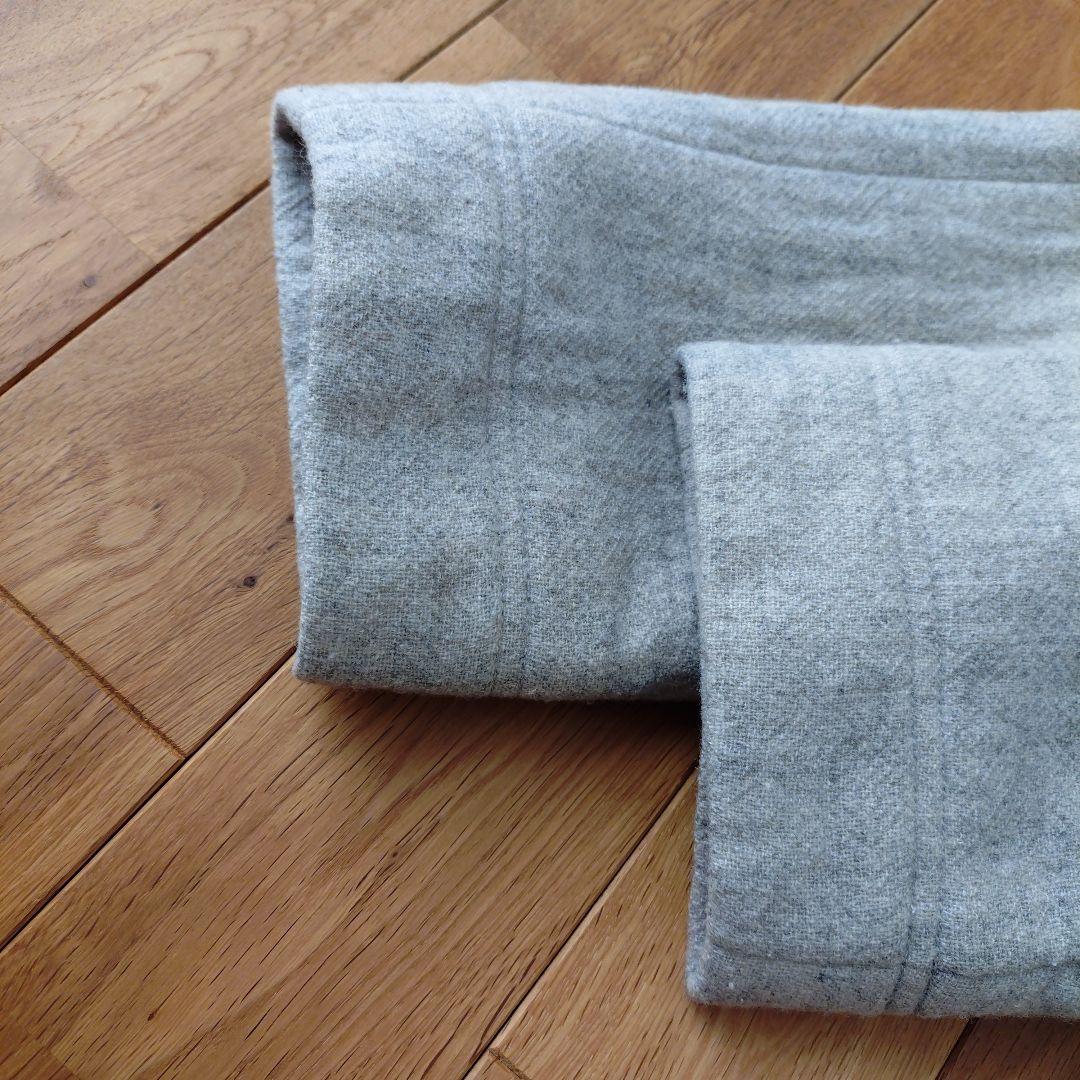 北欧暮らしの道具店柔らかシルエットのノーカラーコート