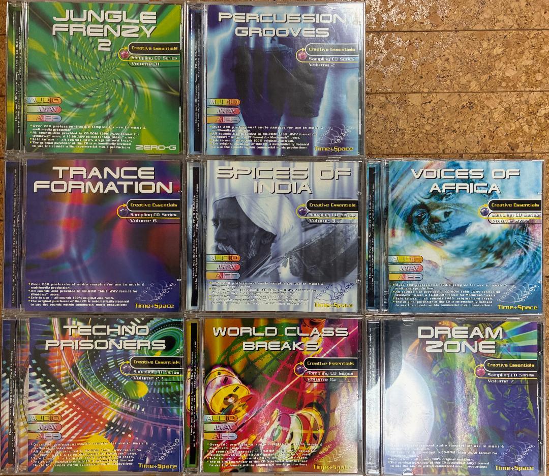 Time+Space サンプリングCD 8枚セット DTM サンプルパック