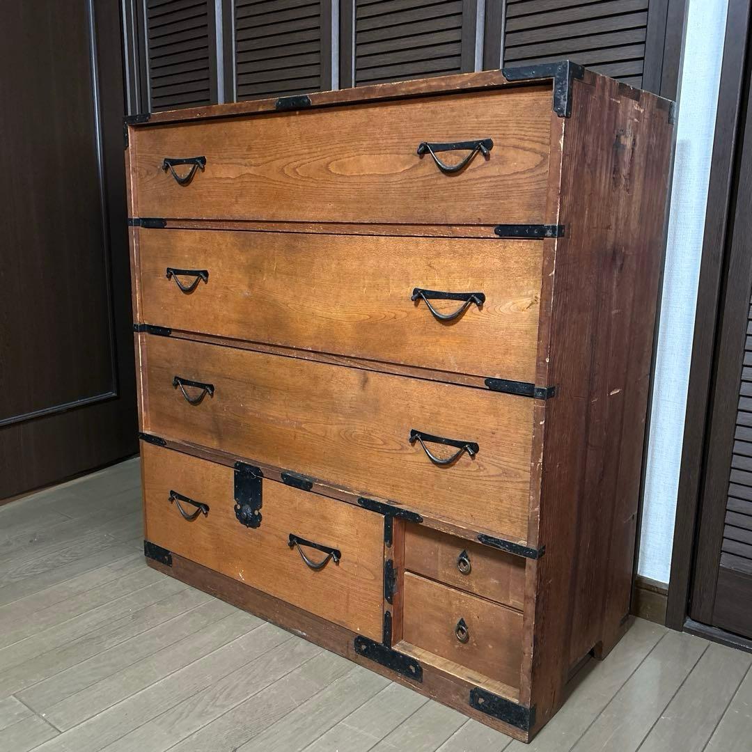 和ダンス　チェスト　和箪笥　アンティーク家具　レトロ　古物