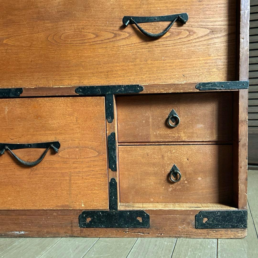 和ダンス　チェスト　和箪笥　アンティーク家具　レトロ　古物