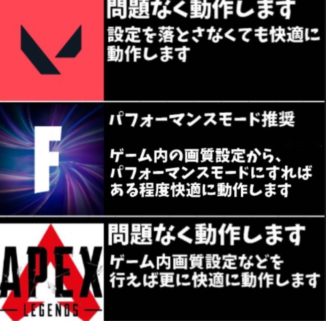 ゲーミングpc GTX1060 ssd256 フルセット 動作確認◎