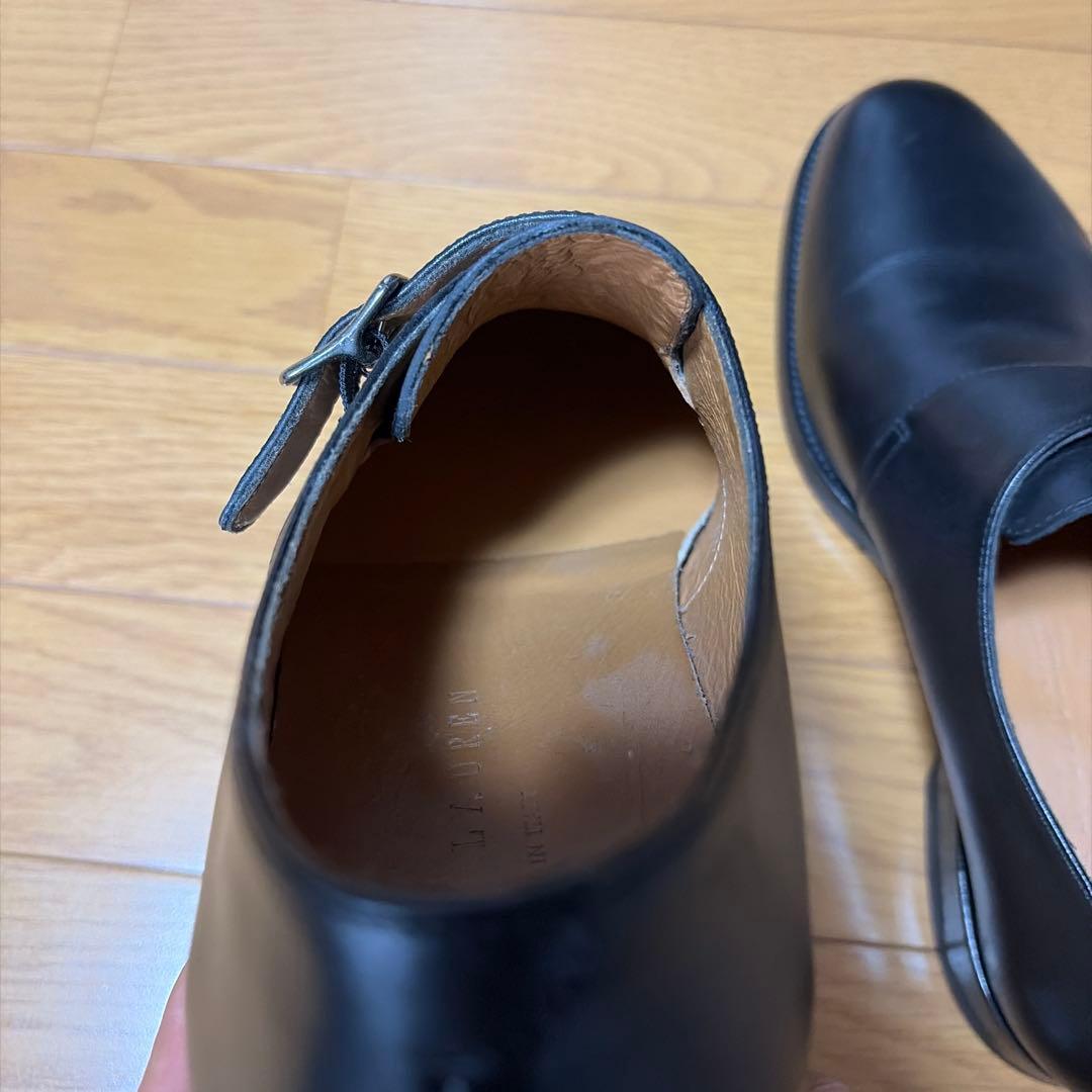 ラルフローレン　モンクストラップシューズ