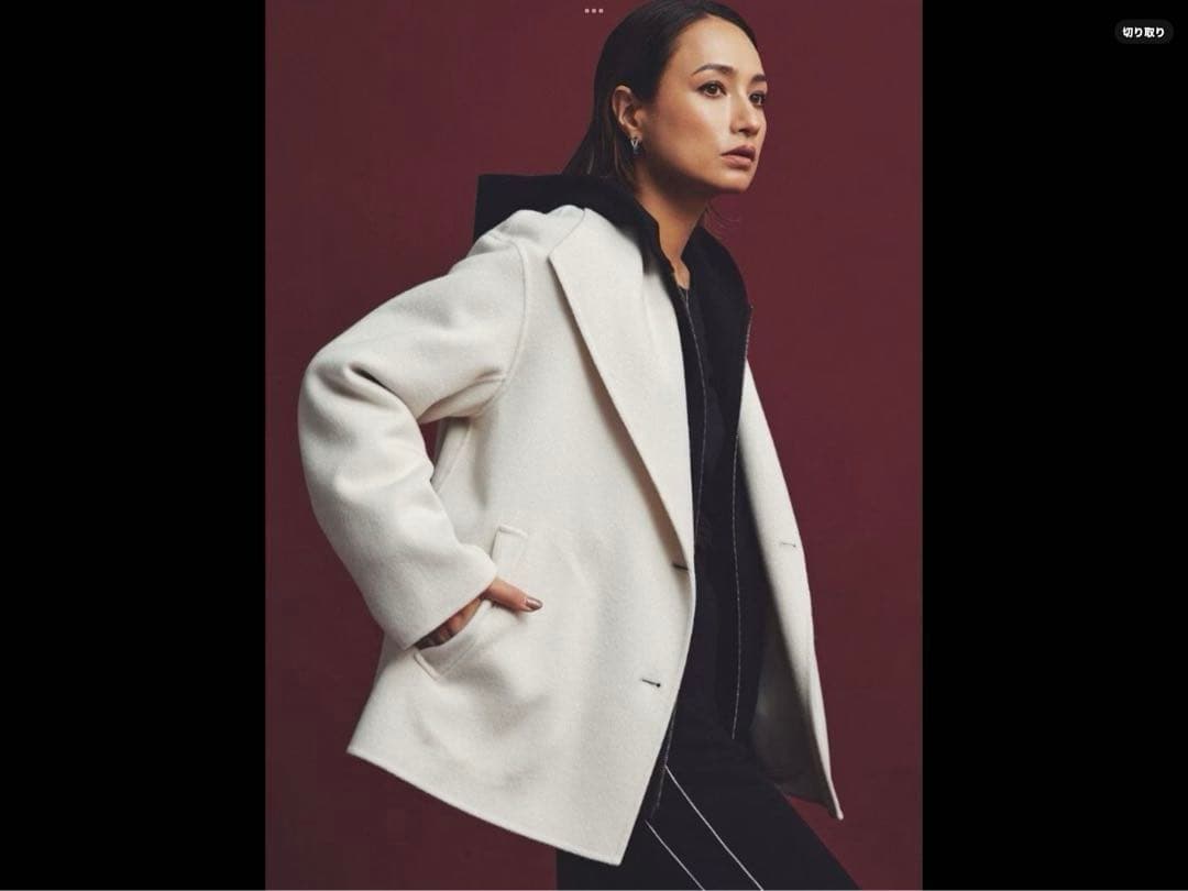 【新品.未使用】☆ICB カシミヤウールコート サイズ4(9号)55,000円