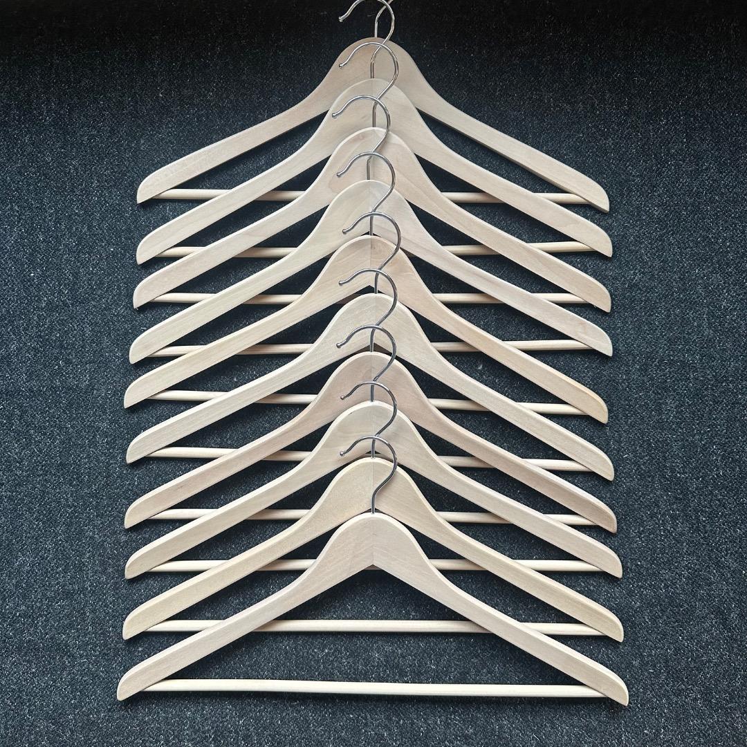 Visvim FIL 木製のスリムデザインハンガー10