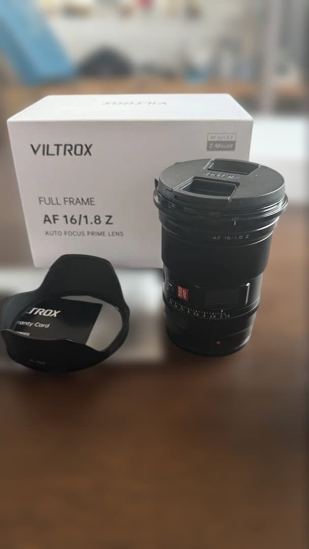 VILTROX AF 16/1.8 Z 単焦点レンズ 美品 zマウント