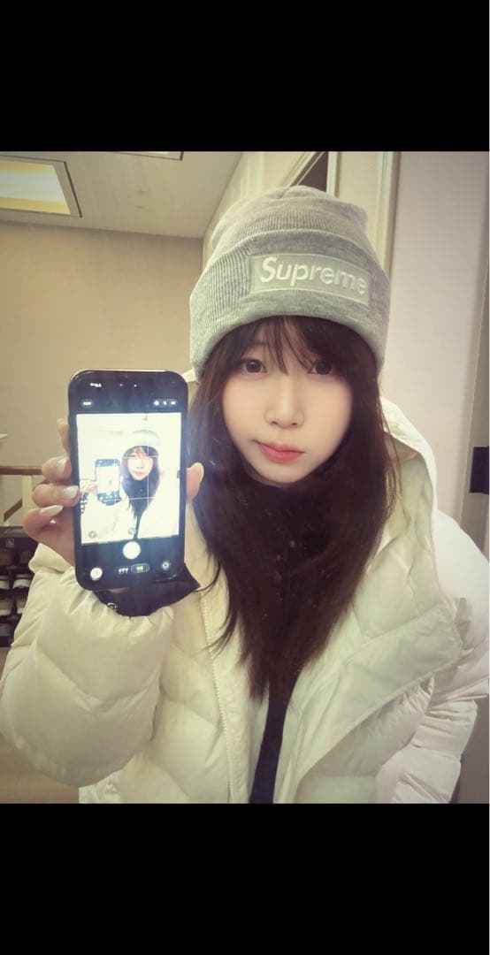 Supreme ニット帽 グレー New Era