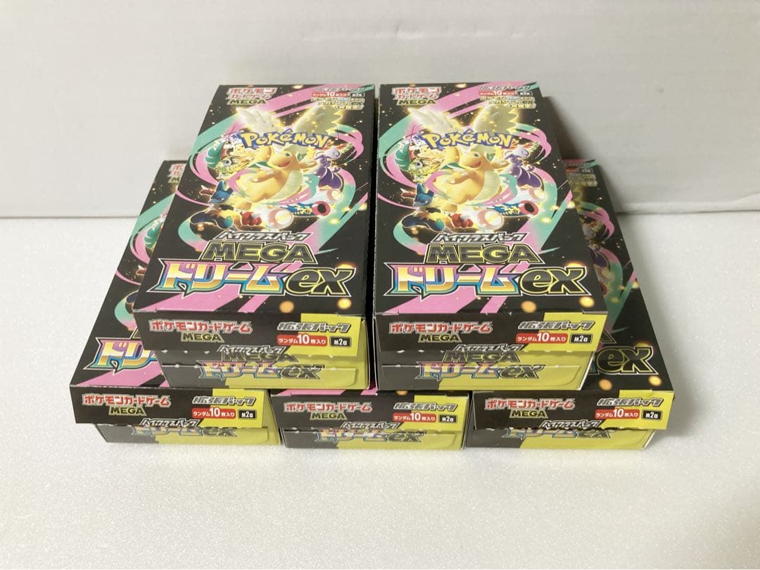MEGAドリーム5BOX　新品未開封　シュリンクなし　ペリペリなし
