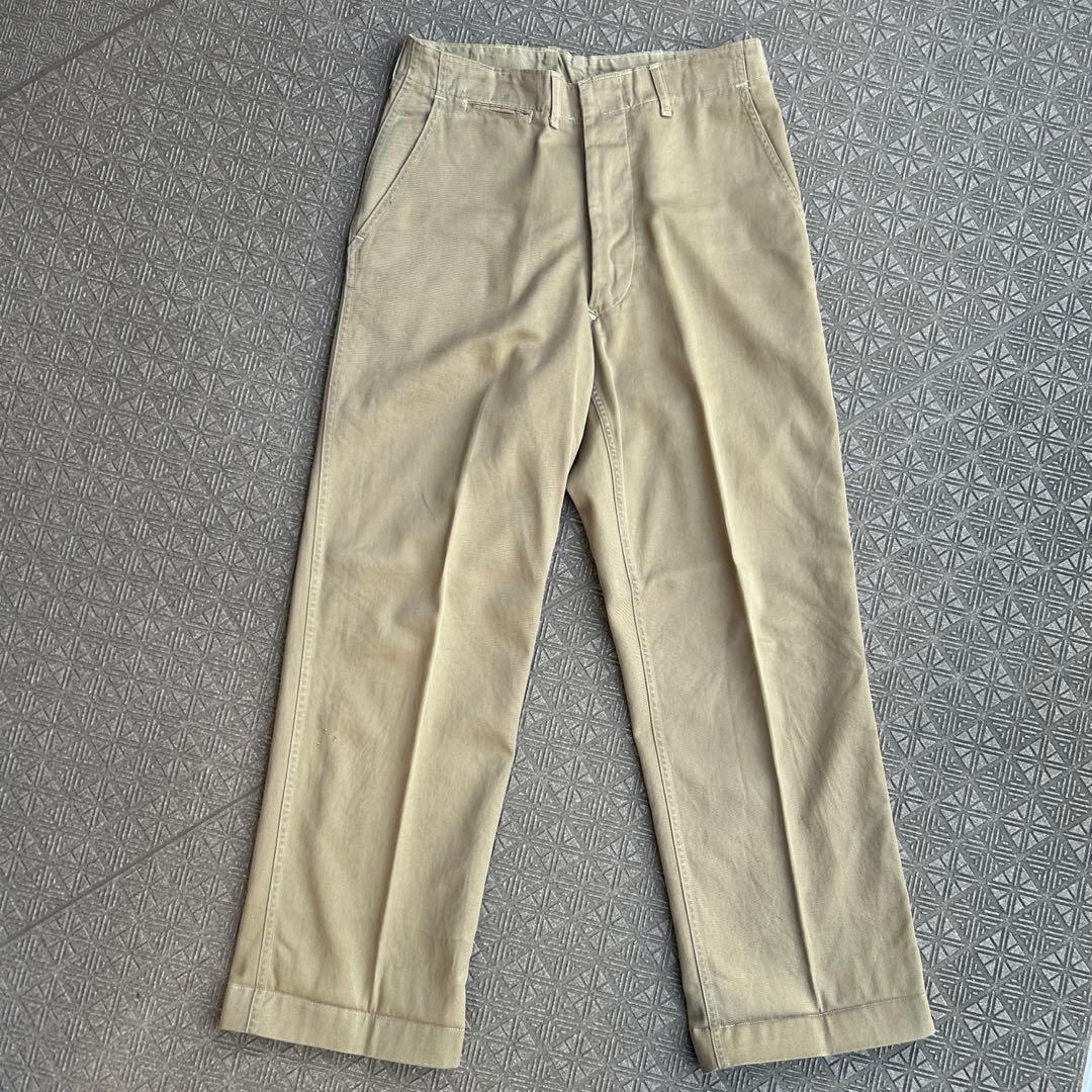【40s】USMC Chino Trousers チノトラウザーズ グッドサイズ