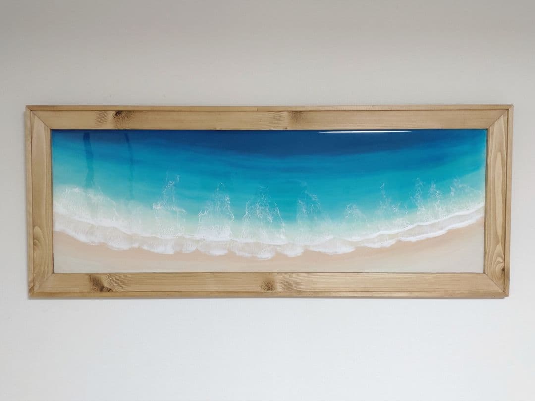 大掃除激安マン☆レジンアート(Miyako Blue・Frametype)