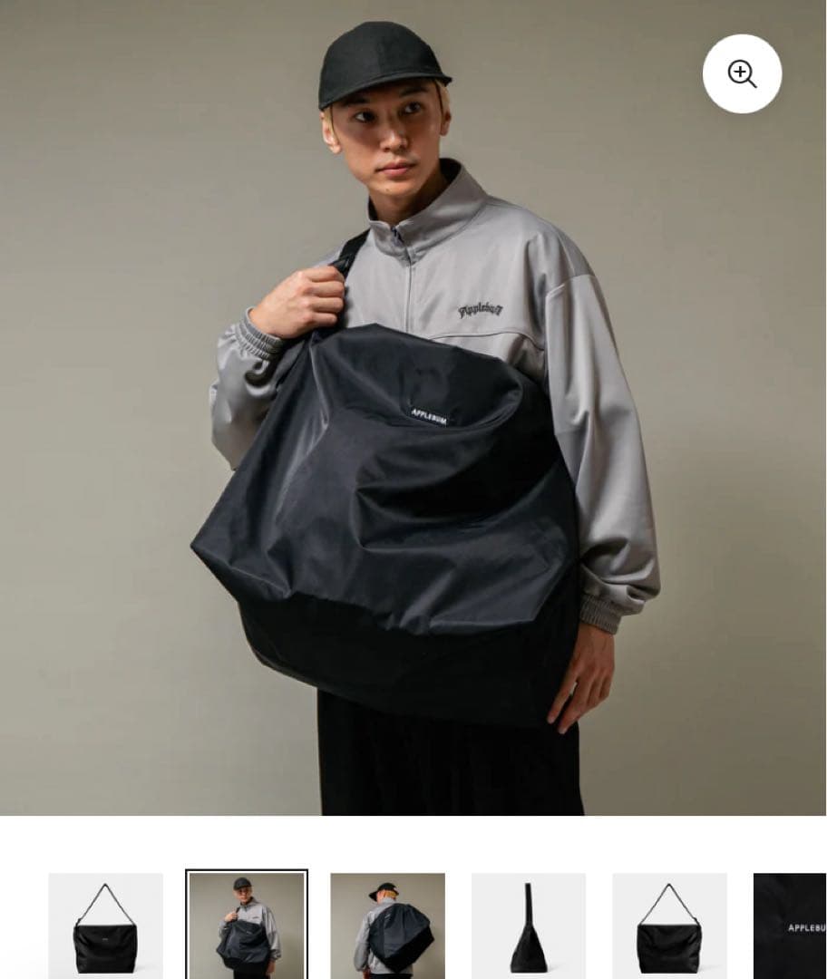 Applebum Big Square Shoulder Bag ブラック