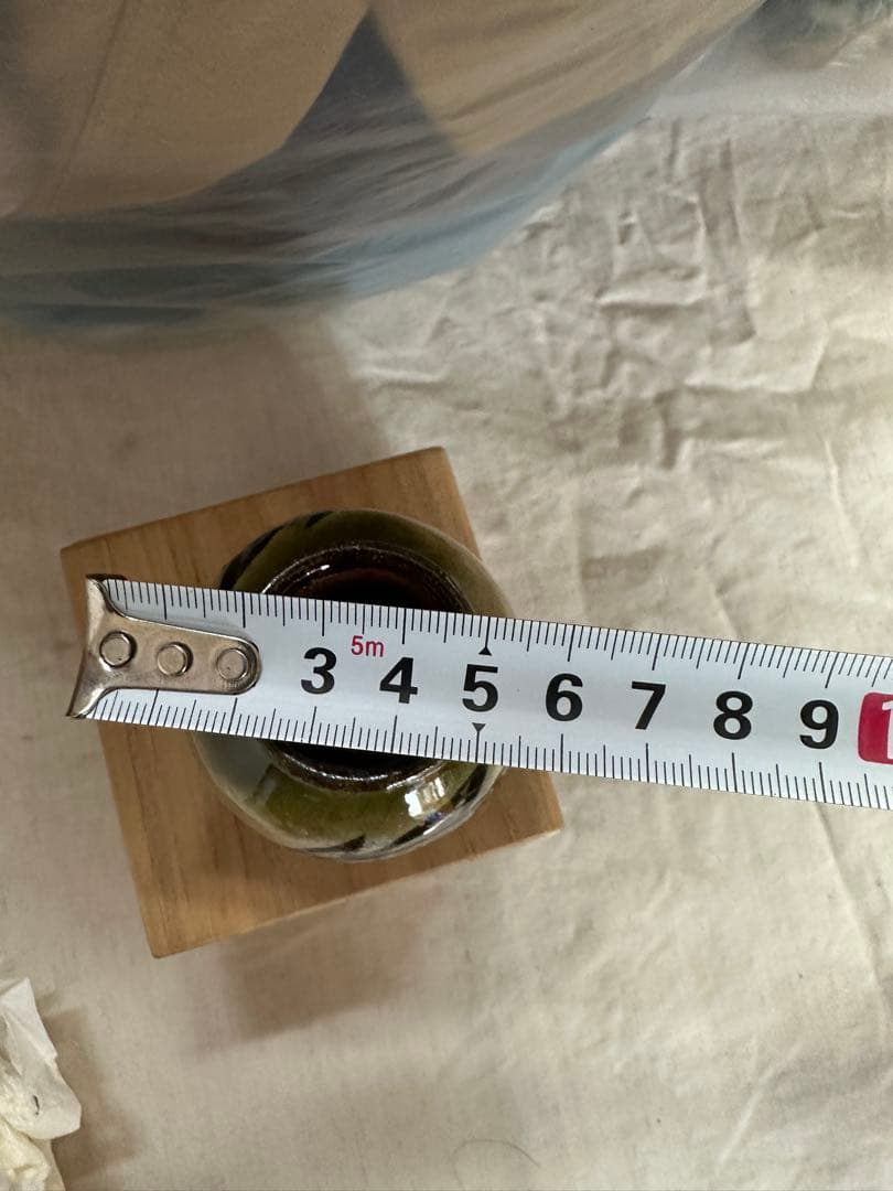 金城次郎 壷屋焼小壷 共箱 壺屋焼 琉球陶器人間国宝 笑魚 やちむん　保管品