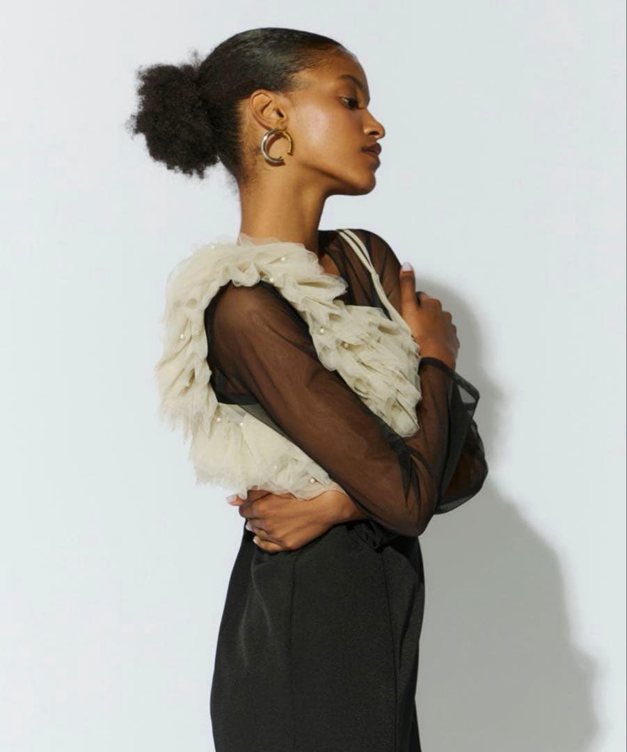 【美品】ANDRESDアンドレスド　Sサイズ　結婚式　お呼ばれドレス　ワンピース