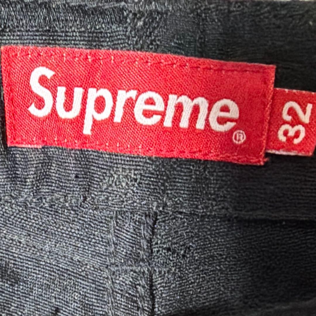 Supreme カーゴパンツ ブラック 32