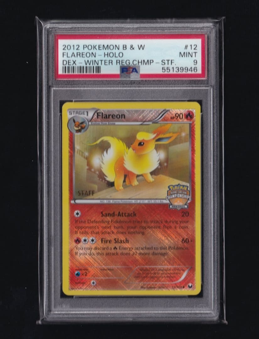 英版ブースター チャンピオンシップ STAFFプロモ - PSA MINT9