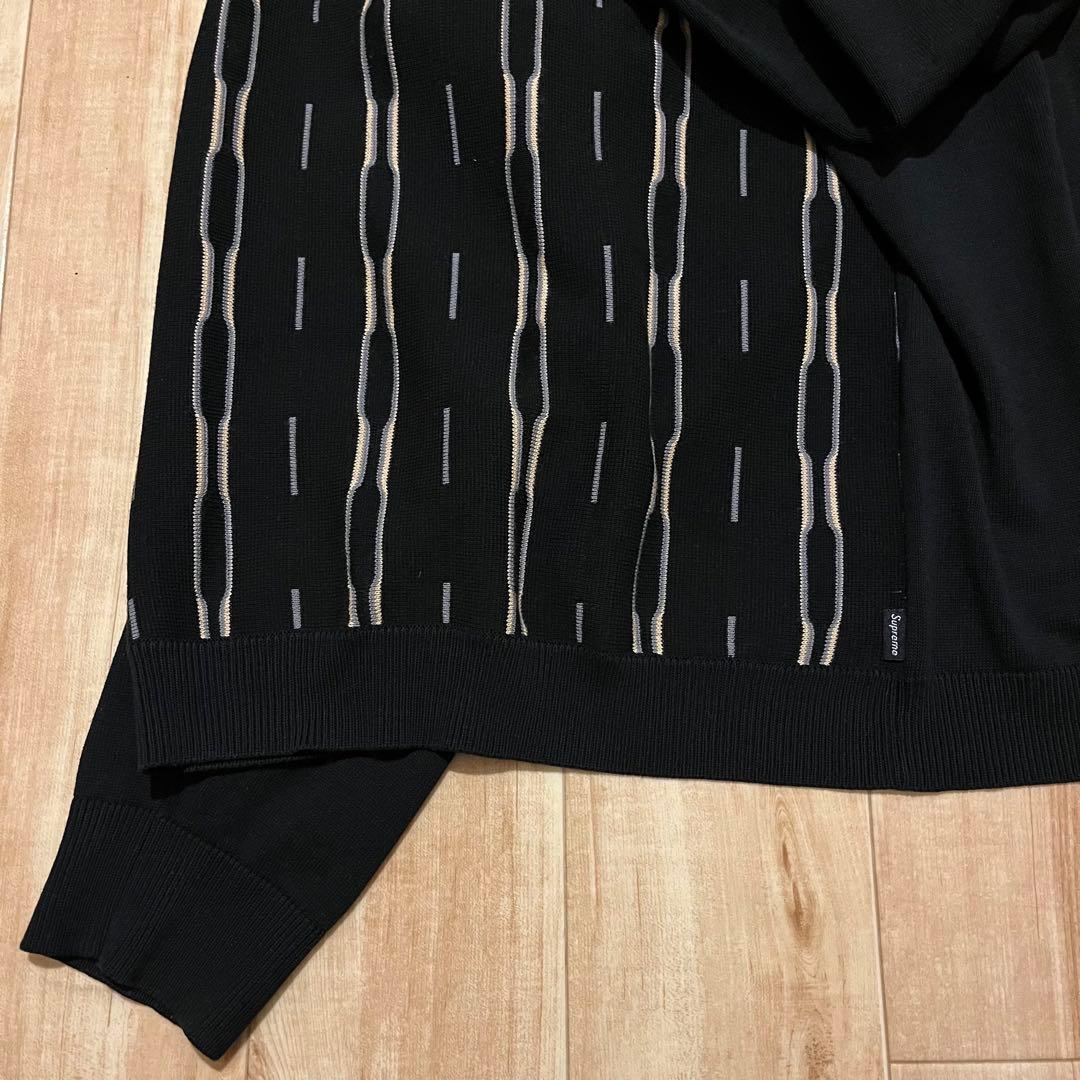 激レア！2018AW SUPREME“VERTICAL STRIPE”ニットポロ