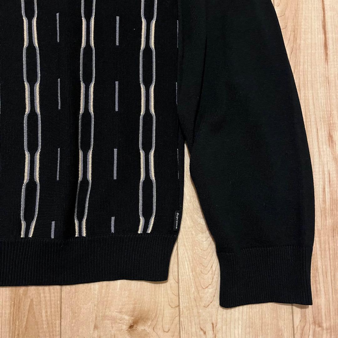 激レア！2018AW SUPREME“VERTICAL STRIPE”ニットポロ