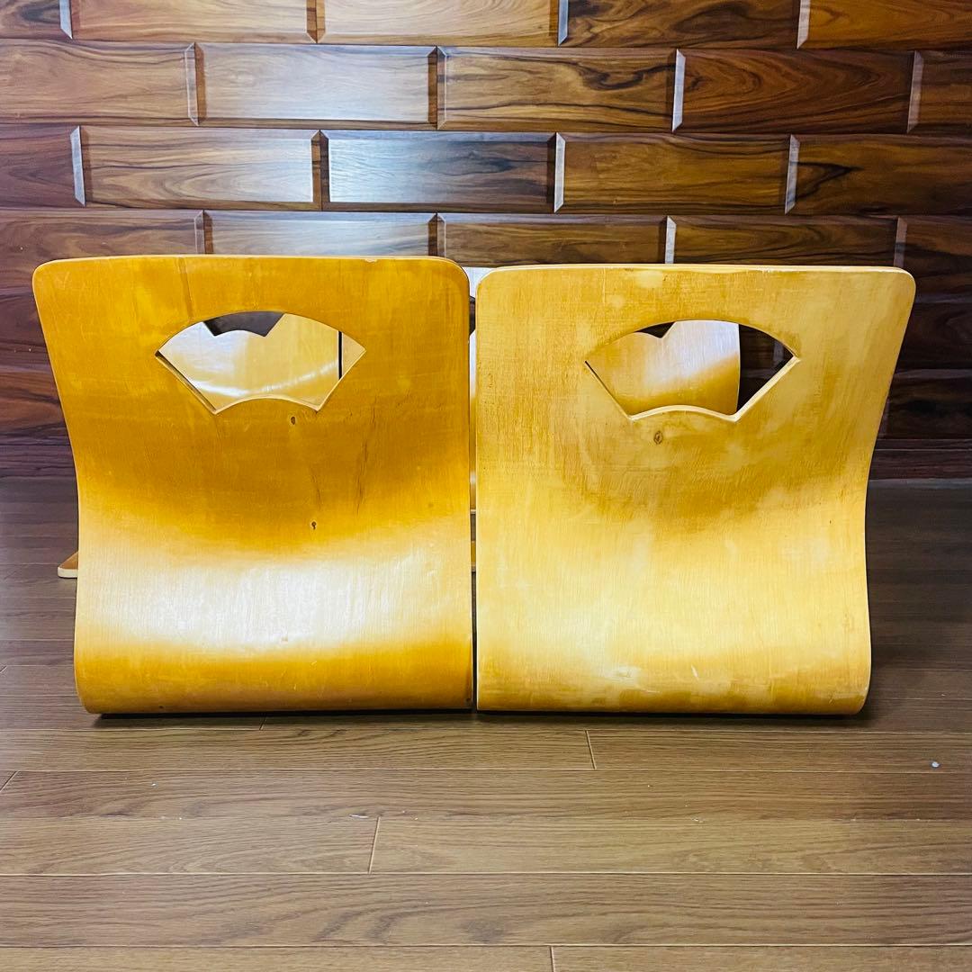 石橋✨️木製座椅子　曲げ座椅子　和座椅子 ナチュラル 　旅館座椅子