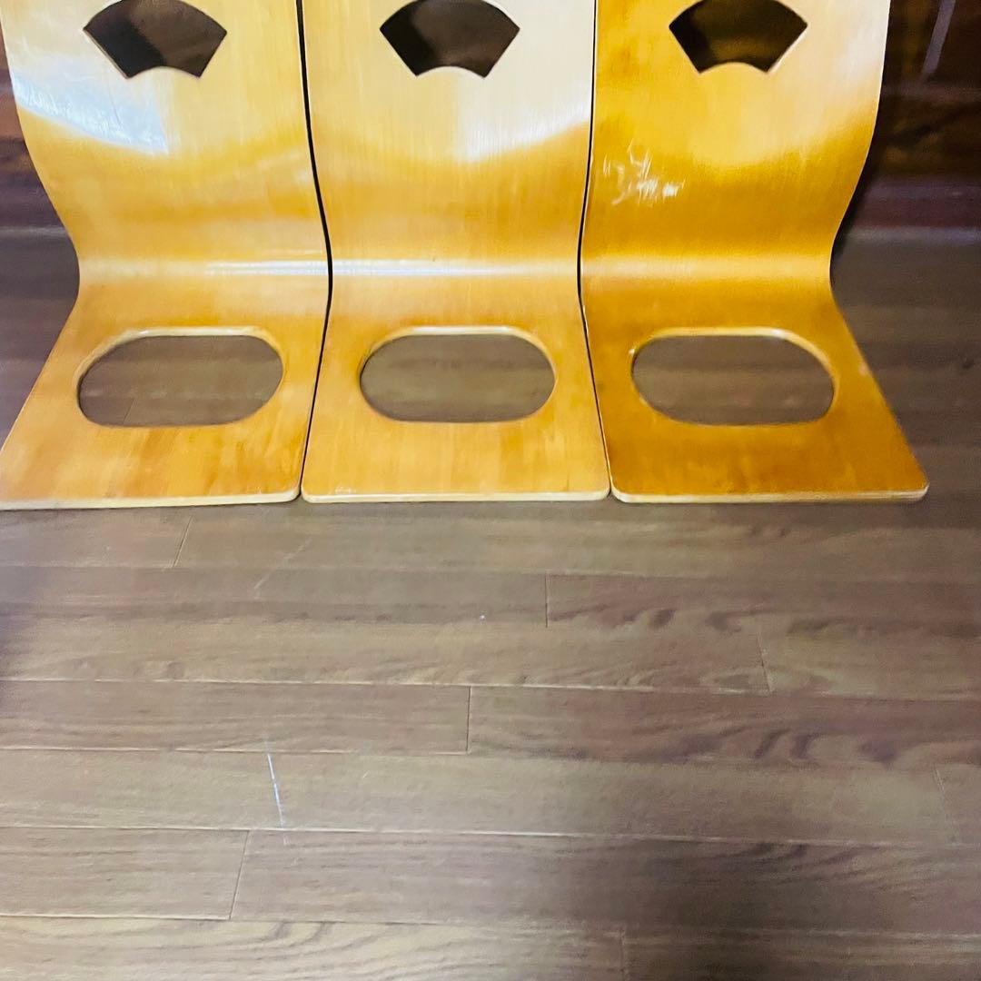 石橋✨️木製座椅子　曲げ座椅子　和座椅子 ナチュラル 　旅館座椅子