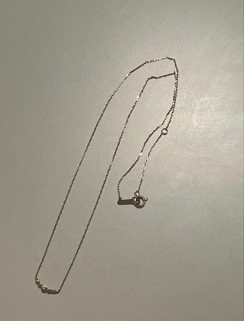 4℃ K10ピンクゴールド ネックレス