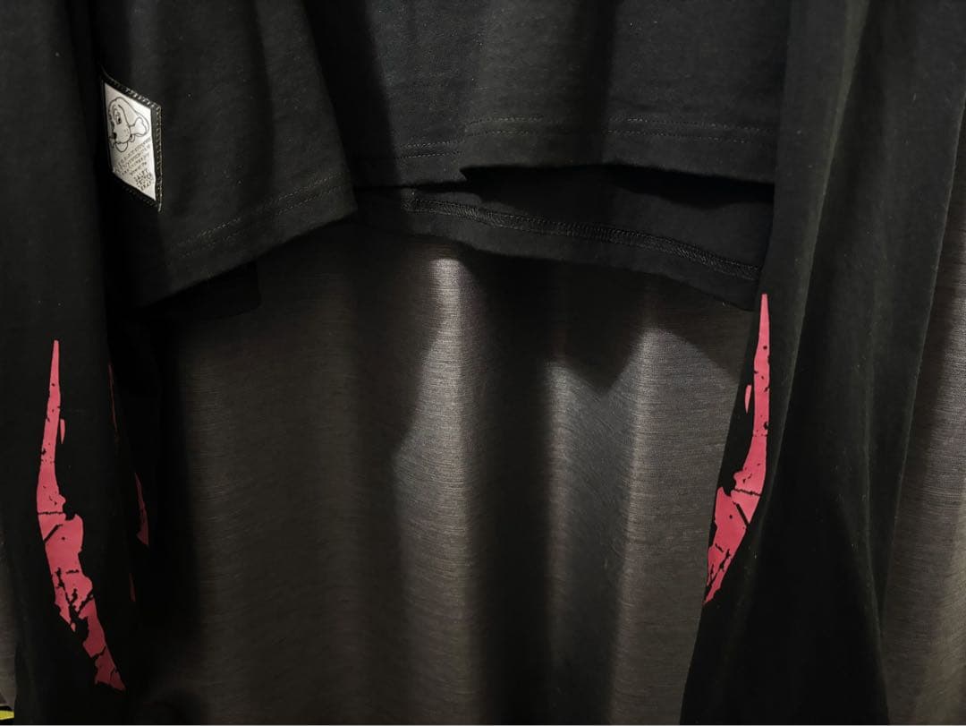 galfy 霊幻犬 ( キョンシー犬 )Teeブラック 萌え袖ロンt