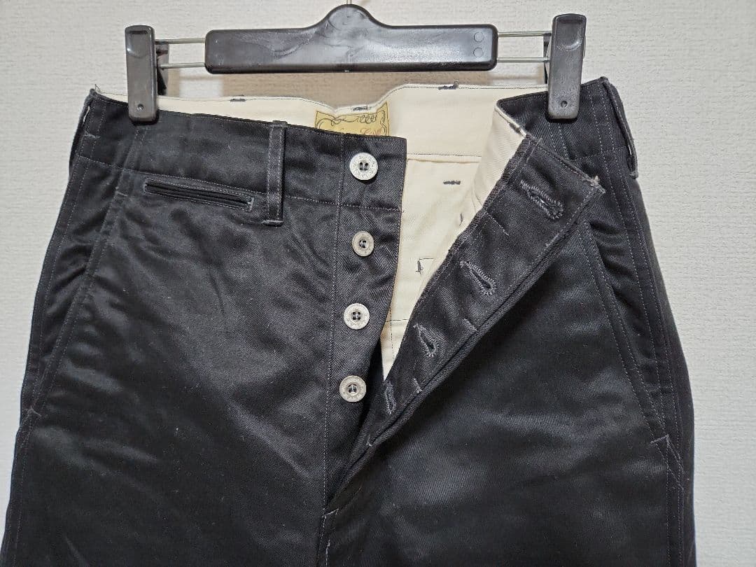 【マイク】バズリクソンズ　ウィリアムギブソン　チノパン　ブラック　W30