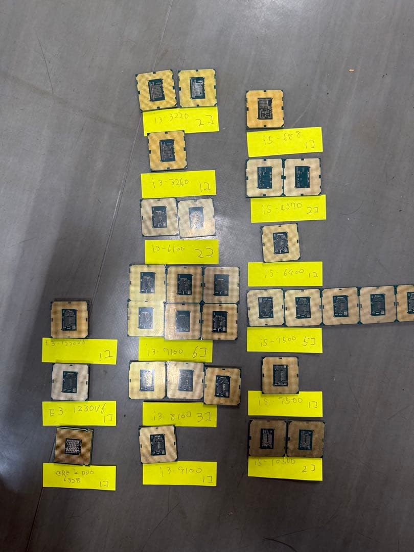 値下げ　お買い得セットCPU 30個i5 i3多数