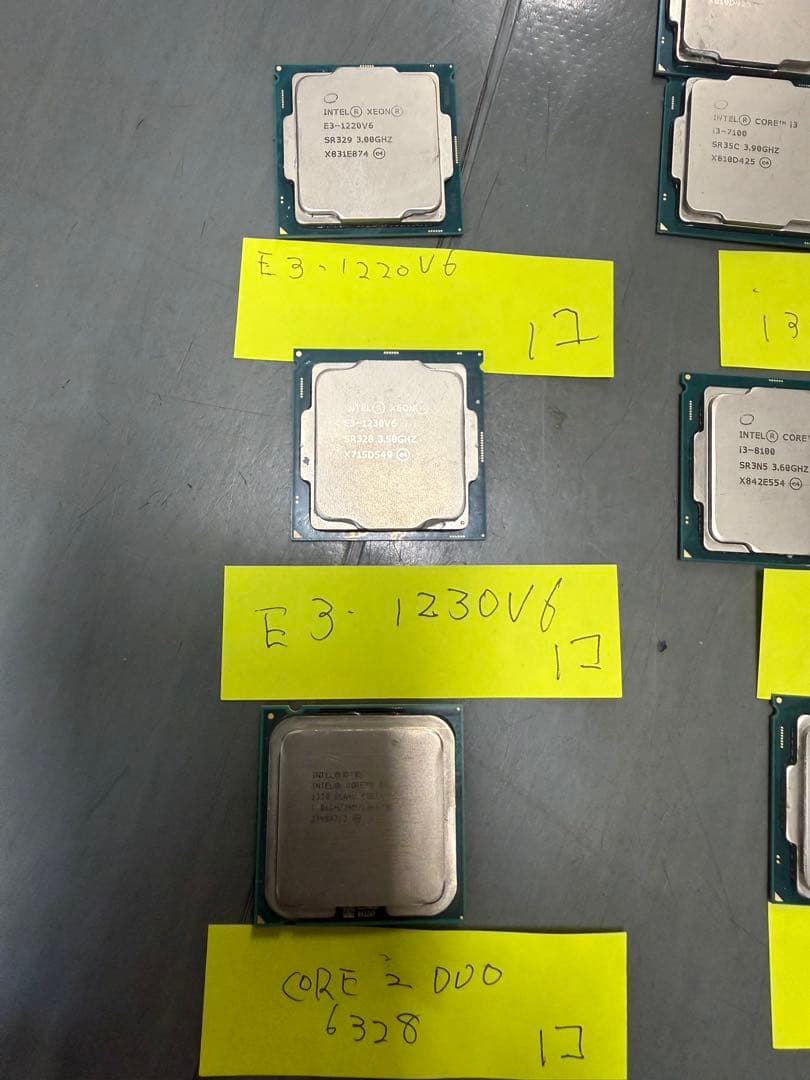 値下げ　お買い得セットCPU 30個i5 i3多数