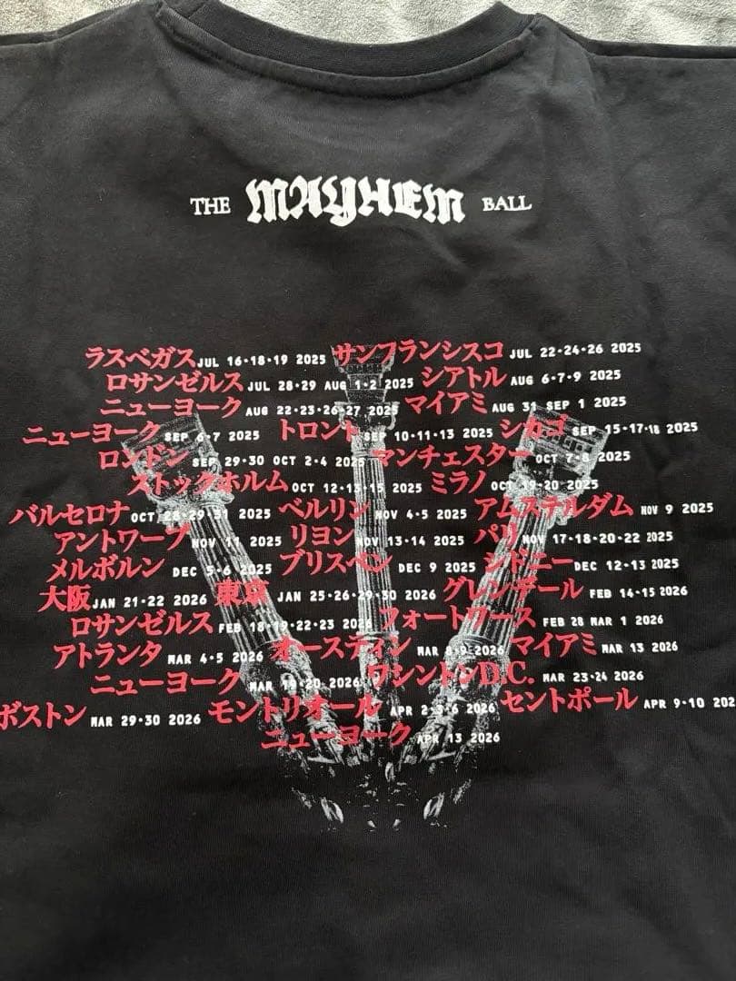 LADY GAGA 踊るか死ぬかTシャツXL レディーガガ　MAYHEM