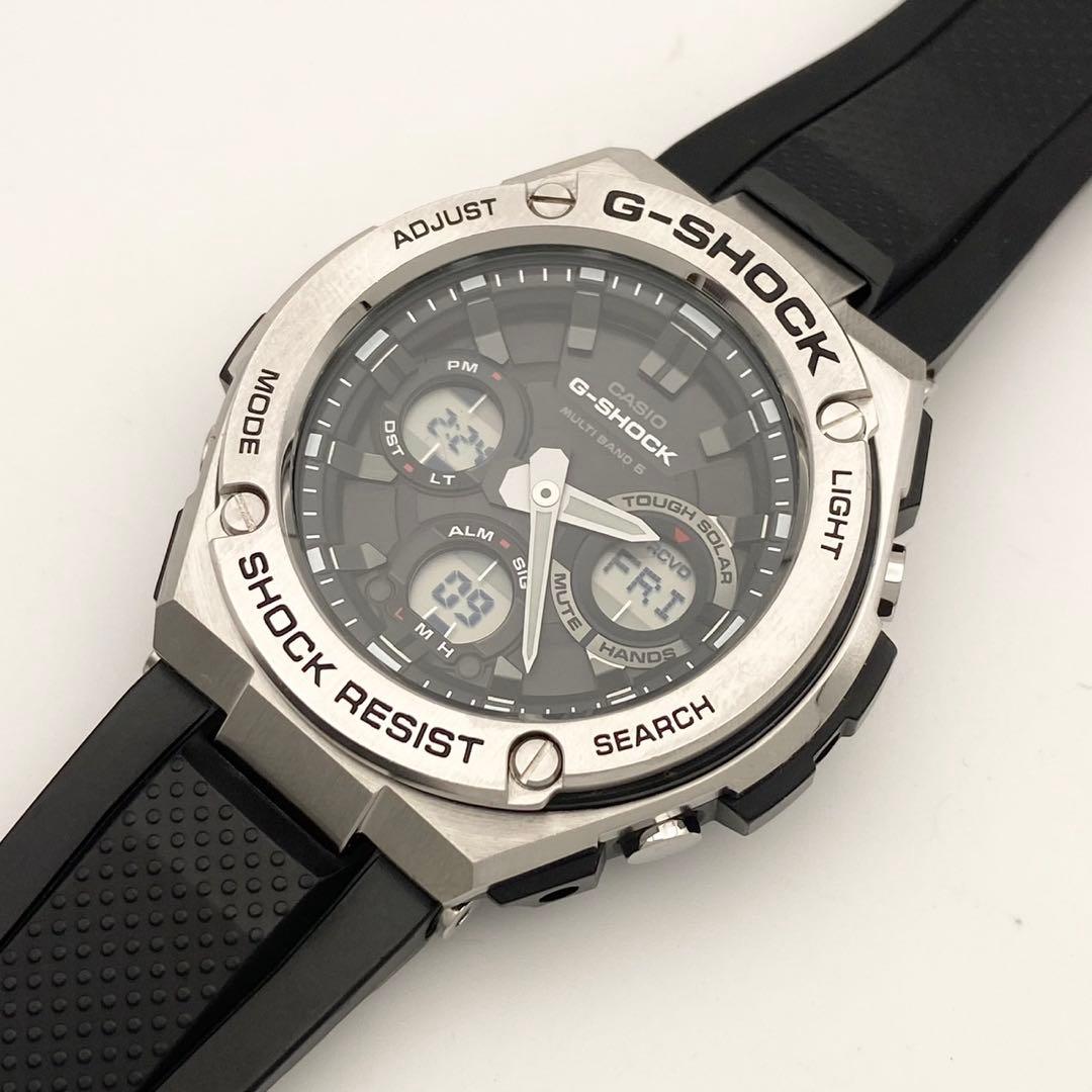 【稼働】G-SHOCK タフソーラー 防水 耐衝撃構造 腕時計 クロノグラフ