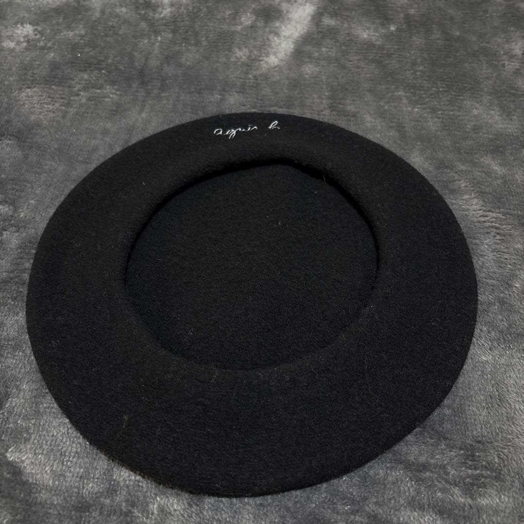 アニエスベー　ベレー帽　新品未使用　ブラック　黒